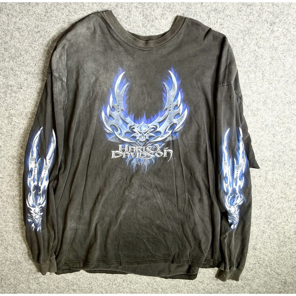 Harley-Davidson Longhorn Grand Prairie TX Long Sleeve T-Shirt 3XL